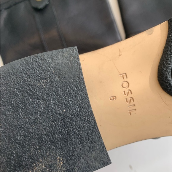 Fossil NEW condition Tall riding boots Genuine Leather - Picture 4 of 13